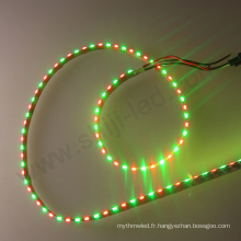 ws2812b pixel numérique adressable 4020 smd RGB Side émission vue LED bandes éclairage 120leds